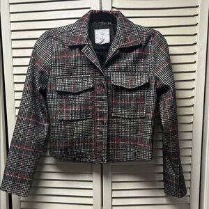 Stylish Women's Plaid Jacket
